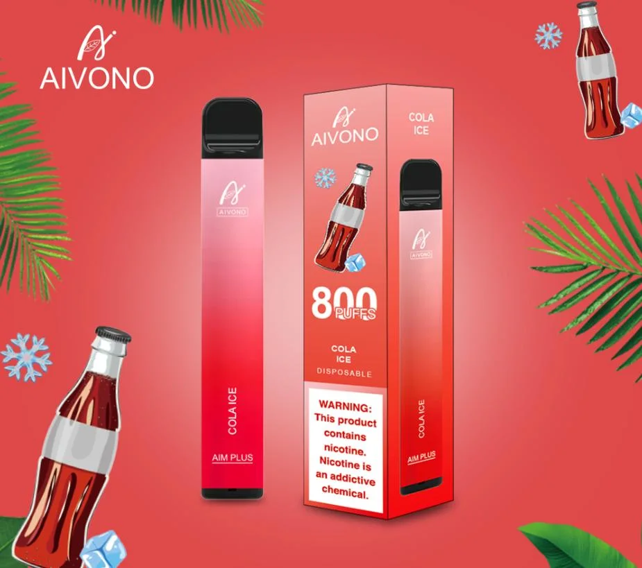 Aivono Disposable Vape Pen Aim Plus 800puffs 32 Flavors Vs Puff Plus XXL 0%/2%/5% Salt Nicotine Ecig Wholesale OEM